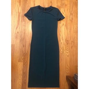 Olive Green Bodycon Midi